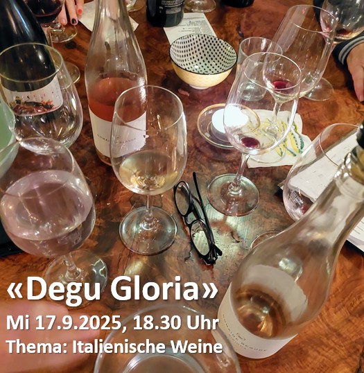 PHOTO-2025-08-27-21-53-37 Bestimme mit Pit, Boris und Leon die nächsten offenen Weine der Piz Gloria Bar. Mittwoch 17. September, 18:30-20:30 Uhr Piz Gloria Bar, Lenzburg Wir degustieren 6 italienische Weine aus Pits Sortiment und entscheiden, welche dieser feinen Tropfen wir in den nächsten Wochen glasweise im Angebot haben. Zur Degustation gibt es Brot, Käse, Trockenfleisch, Oliven und Hummus. Wir freuen uns auf dich! Kosten: CHF 35.- Die Anzahl der Teilnehmenden ist beschränkt, also bald anmelden auf: lauth@sunrise.ch